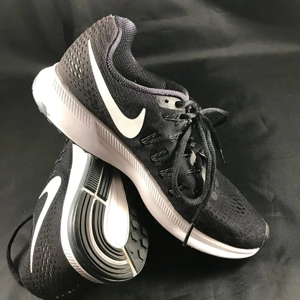 Nike Air Zoom Pegasus 33 Black white 7.5